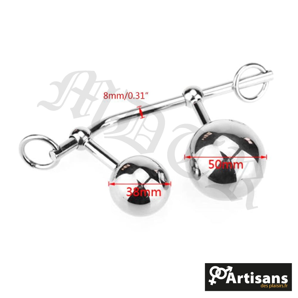 Plug doubles boules anal et vaginal – Image 2
