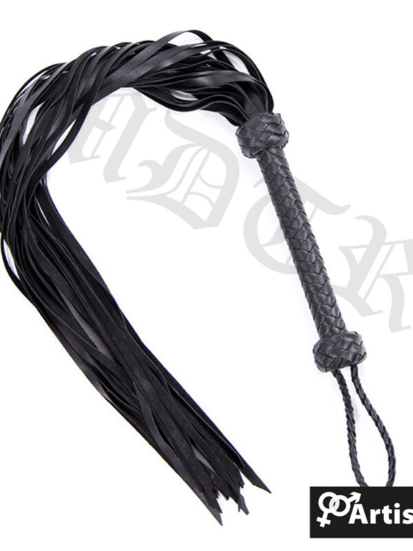 Fouet ou flogger en cuir